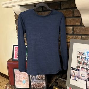 Athletic works Navy breathable long sleeve t shirt